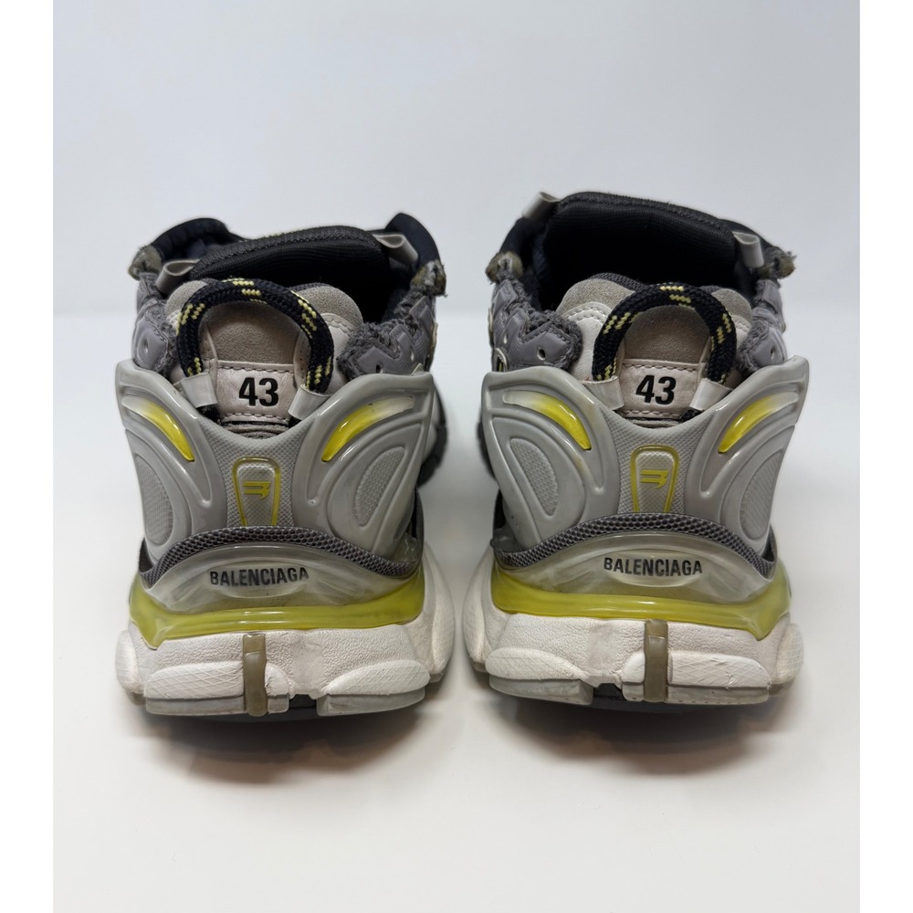 Balenciaga Runner Sneaker Grey/Yellow Size 10 US 43 EU - Picture 5 of 8